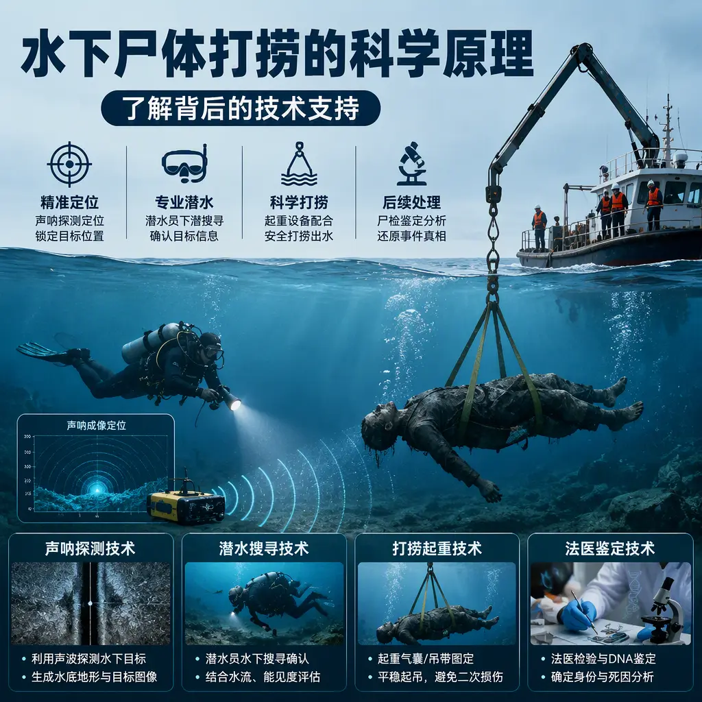 可克达拉水下尸体打捞的科学原理，了解背后的技术支持